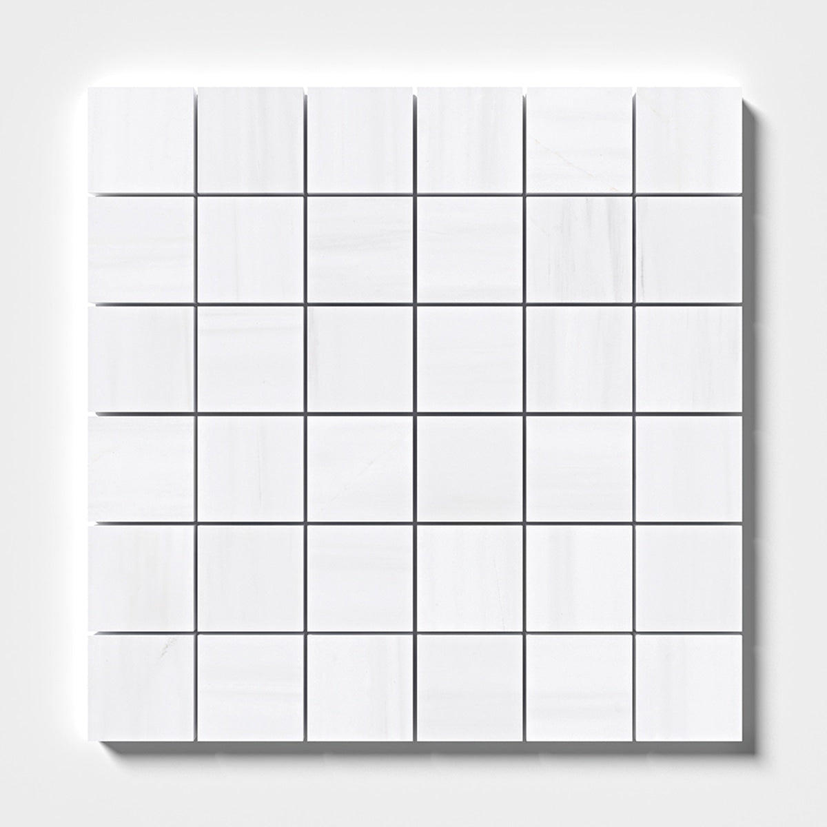 Bianco Dolomiti Polished 2x2 Marble Mosaic