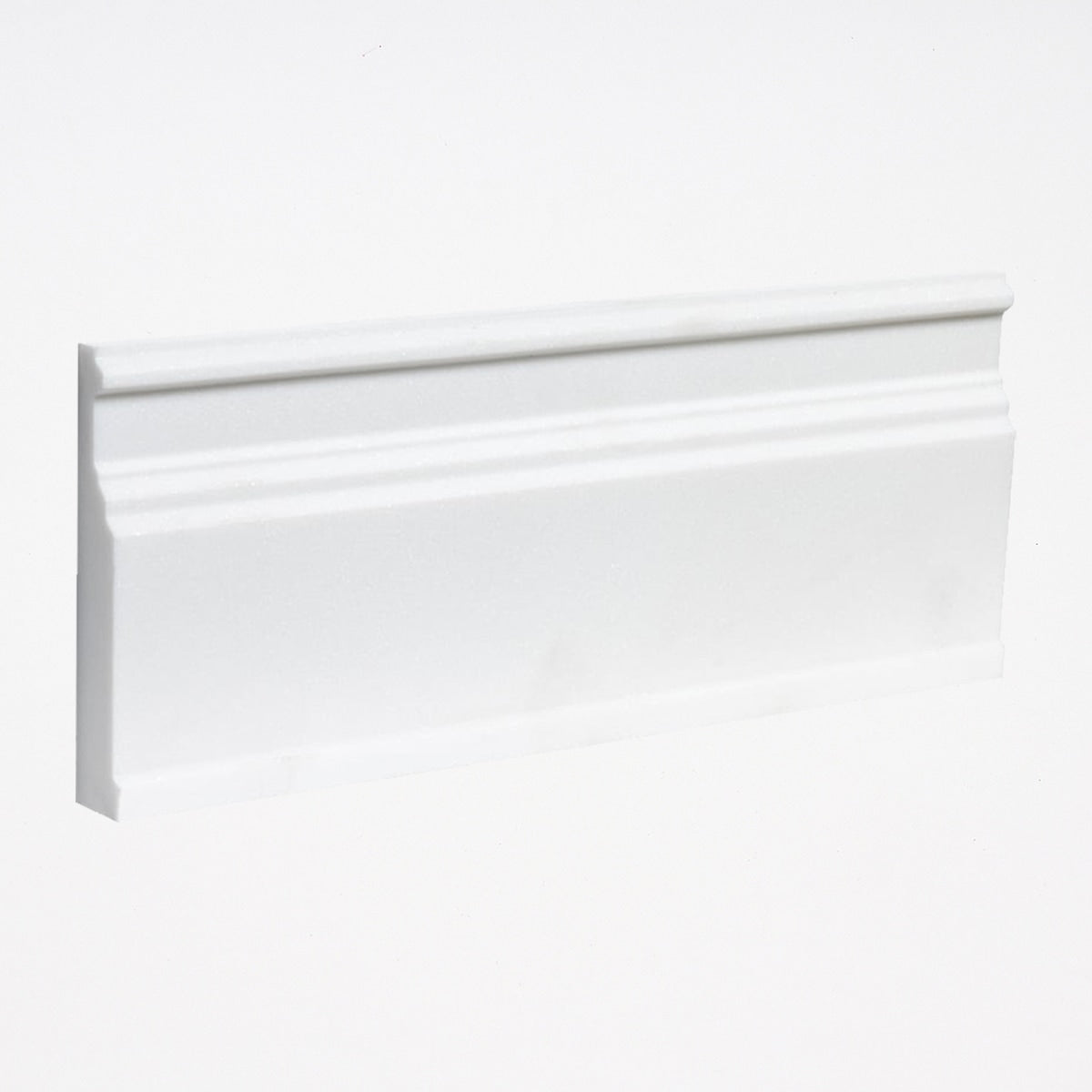 Bianco Dolomiti Honed Base Marble Molding