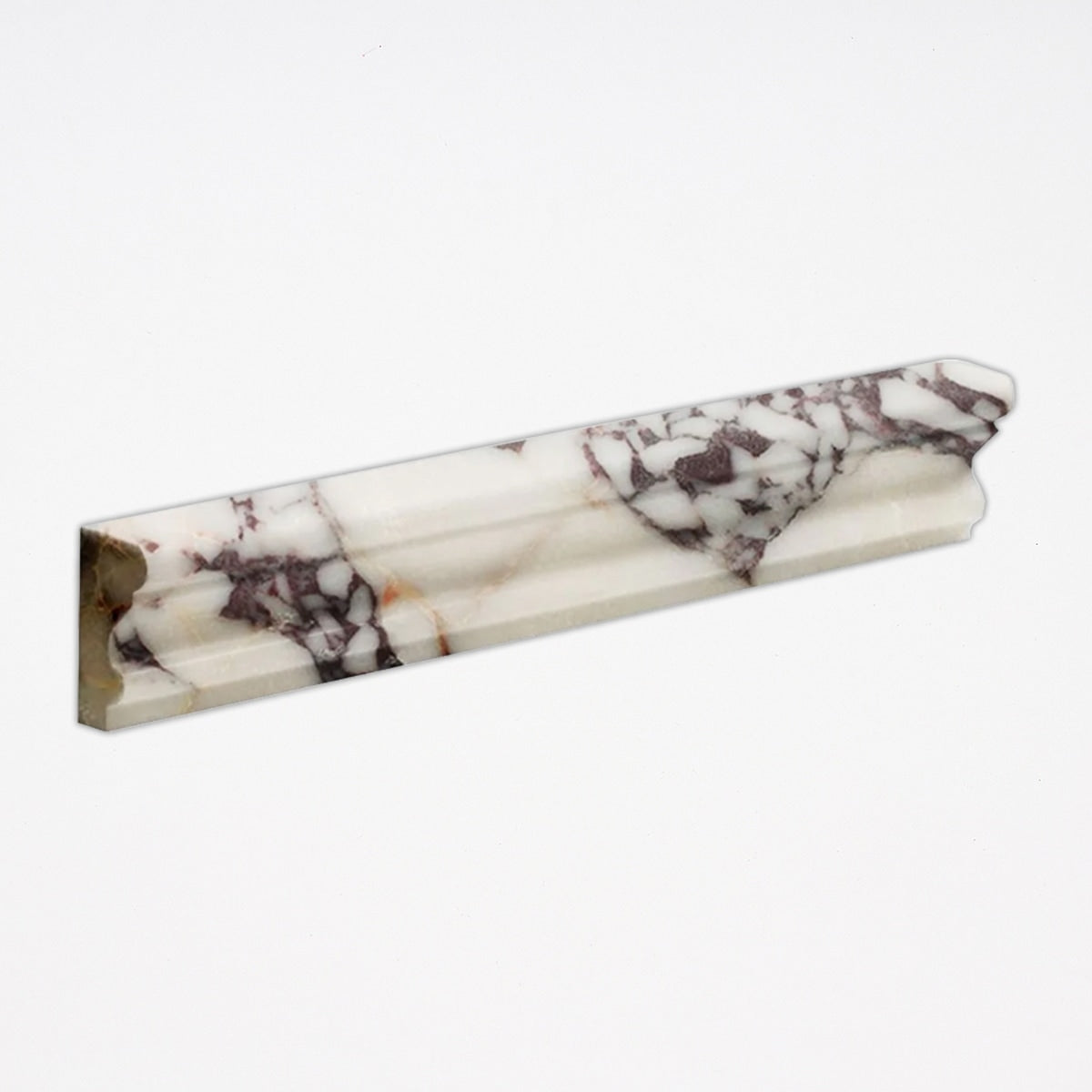Calacatta Viola Polished Chair Rail Marble Molding