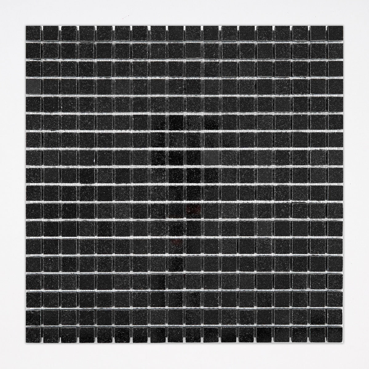 Absolute Black Polished 5/8x5/8 Granite Mosaic