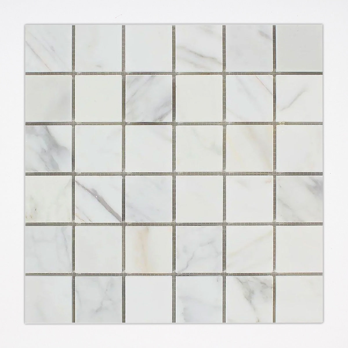 Calacatta Gold Honed 2x2 Marble Mosaic