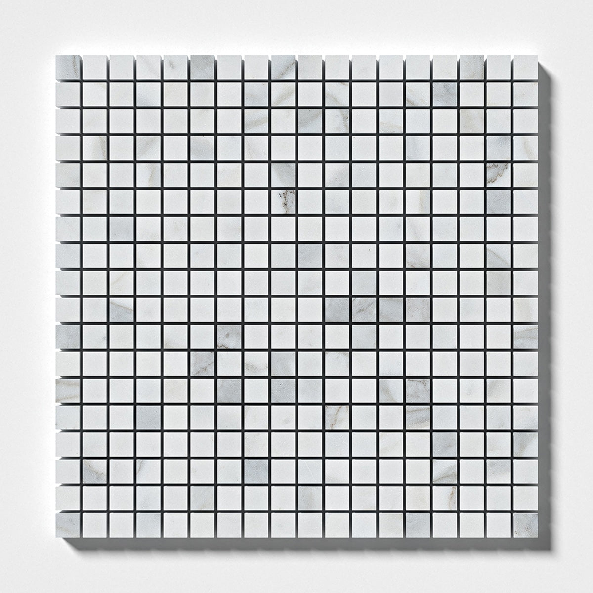 Calacatta Gold Honed 5/8x5/8 Marble Mosaic